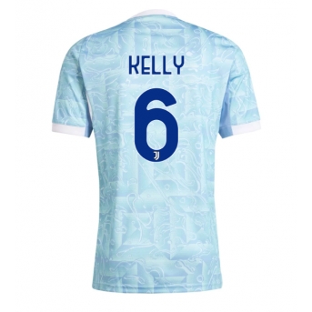 Billige Fotballdrakt Juventus Lloyd Kelly #6 Replika Bortedrakt 2025-26 Kortermet